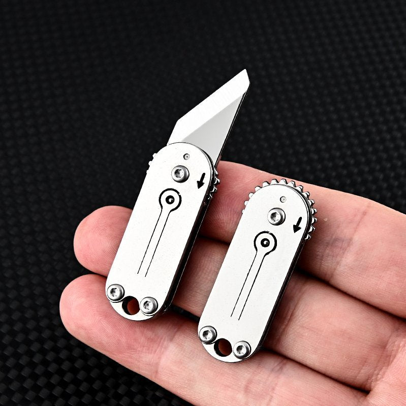 MASALONG MA-TY-021 Little Cute Stainless Steel Mini Knife Portable Pocket Knife Pocket Knife Keychain Pendant Open Box Express Knife