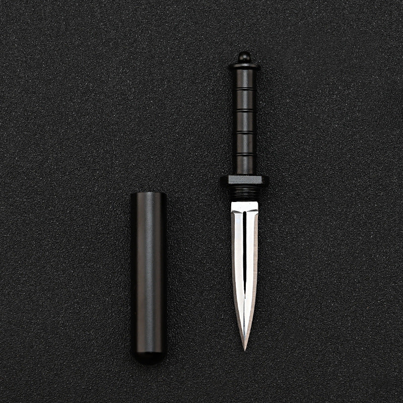 MASALONG MA-TY-036 Cuchillo creativo para abrir cajas de desembalaje, mini llavero afilado, cuchillo colgante para fruta, cuchillo portátil de bolsillo a prueba de lobos