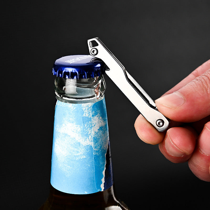 MASALONG MA-TY-006 Stainless steel mini folding knife, sharp art paper cutting knife, replaceable blade, portable unboxing, unpacking, express delivery keychain, small knife
