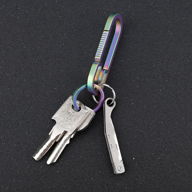 MASALONG MA-TY-028 Titanium alloy Eagle Falcon Mini Knife, Sharp Art Paper Cutting Knife, Interchangeable Blade, Portable Keychain, Express Knife