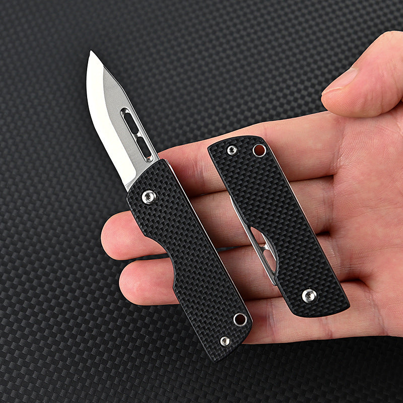 MASALONG MA-TY-057 High hardness D2 steel sharp folding knife G10 handle camping tactical outdoor self-defense fruit knife portable unboxing knife