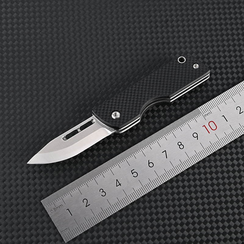 MASALONG MA-TY-057 High hardness D2 steel sharp folding knife G10 handle camping tactical outdoor self-defense fruit knife portable unboxing knife