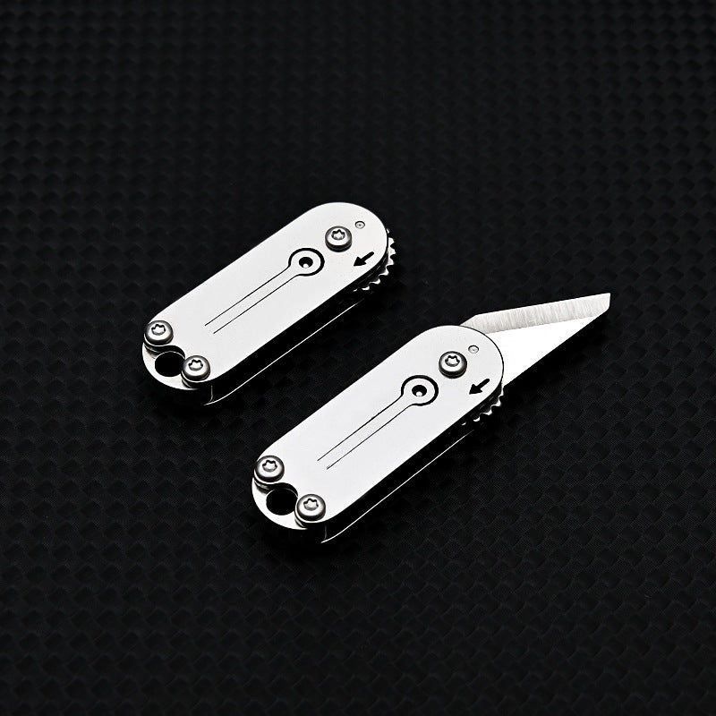 MASALONG MA-TY-021 Little Cute Stainless Steel Mini Knife Portable Pocket Knife Pocket Knife Keychain Pendant Open Box Express Knife