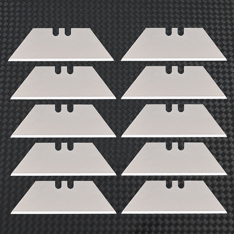 MASALONG MA-TY-032 Faca de arte resistente de aço inoxidável, faca de papel de abertura rápida, lâmina trapezoidal, faca de desempacotamento substituível, faca de papel de parede de carpete