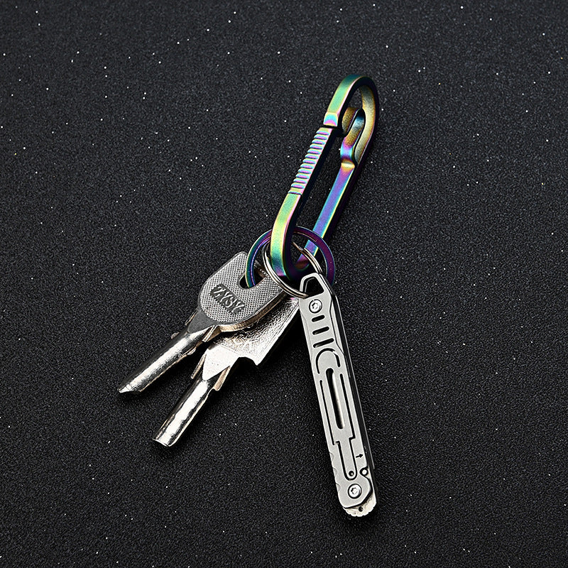 MASALONG MA-TY-011 Stainless Steel Art Knife Quick Open Mini Folding Knife Sharp Cutting Paper Knife Portable Keychain Portable Open Box Express Knife