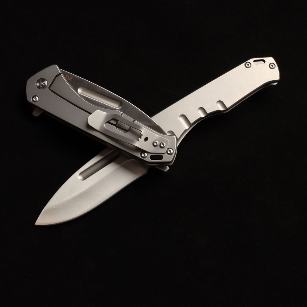 Outdoor Camping Folding Knife all stee, suitable for people with large hands and a sense of weight, kni274