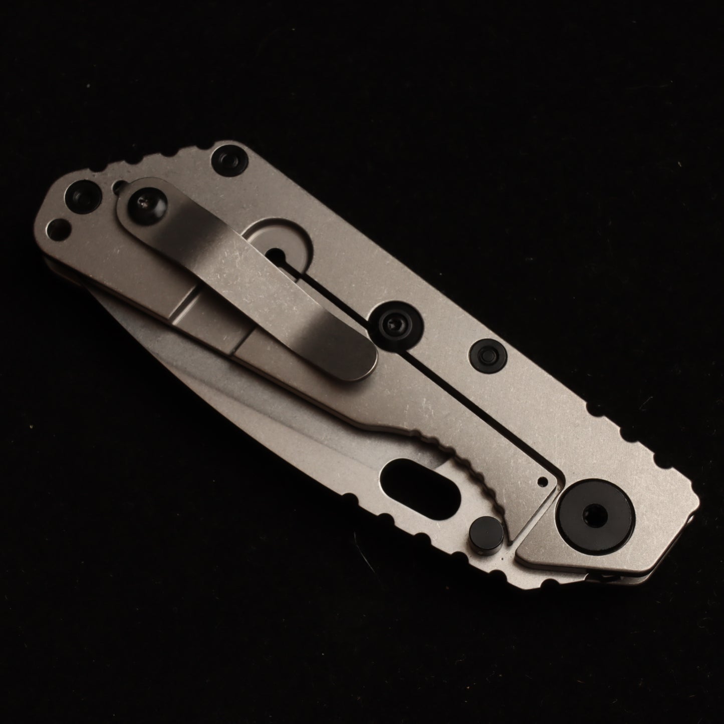 MASALONG Titan Damascus Blade faca tática dobrável, cabo especial de ébano preto EDC kni246