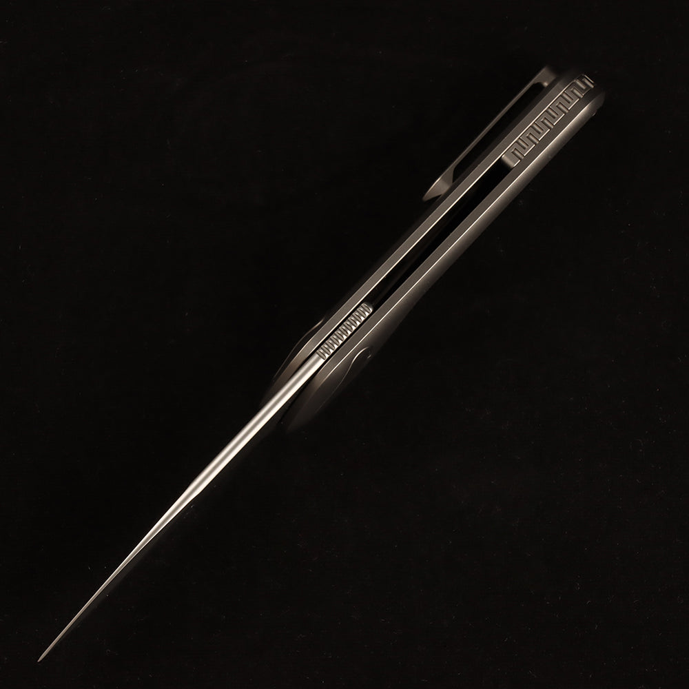 Masalong Supercar series Kni277 outdoor survival folding knife camping titanium alloy VG10 blade high hardness