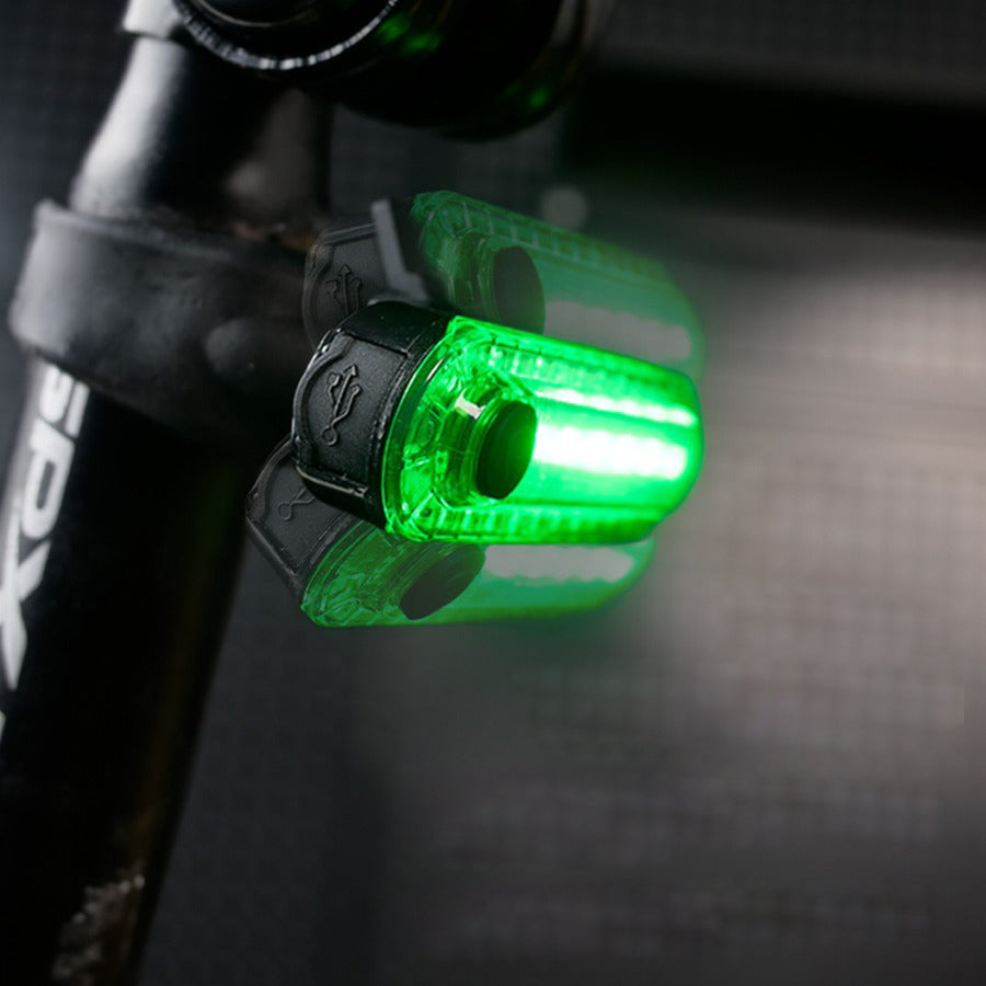 Luz trasera para bicicleta de montaña, MA-WY-037, para ciclismo nocturno, destellos, equilibrio para niños, decoración de bicicleta de carretera, luz de advertencia