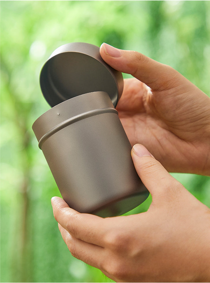 Pure titanium teapot, MA-XXT-028 household tea maker, teapot set, handle pot, boiling water, portable tea set