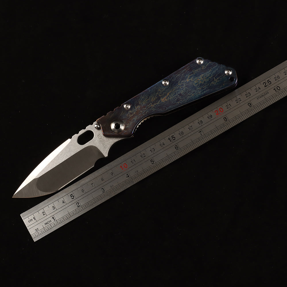 Masalong kni246 Stormers VG10 Lâmina Cabo de Liga de Titânio Camping Caça Pesca Bolso Coleção de Sobrevivência ao Ar Livre Ferramenta EDC Faca B