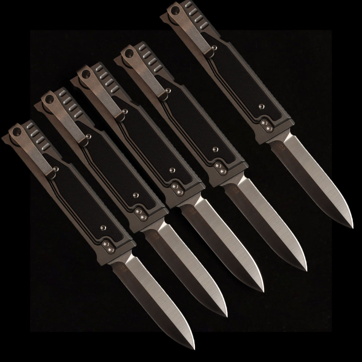 MASALONG Survival Camping D2 Folding Knife Outdoor Edc Tactical Knife with Aviation Aluminum Alloy Tool Handle in Titanium Plating kni265 gravity knife