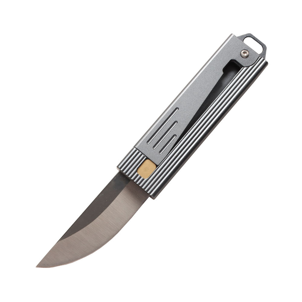 Cuchillo de gravedad de acero MASALONG D2, cuchillo mecánico afilado, llavero portátil, cuchillo de desempaquetado, cuchillo de autodefensa kni271