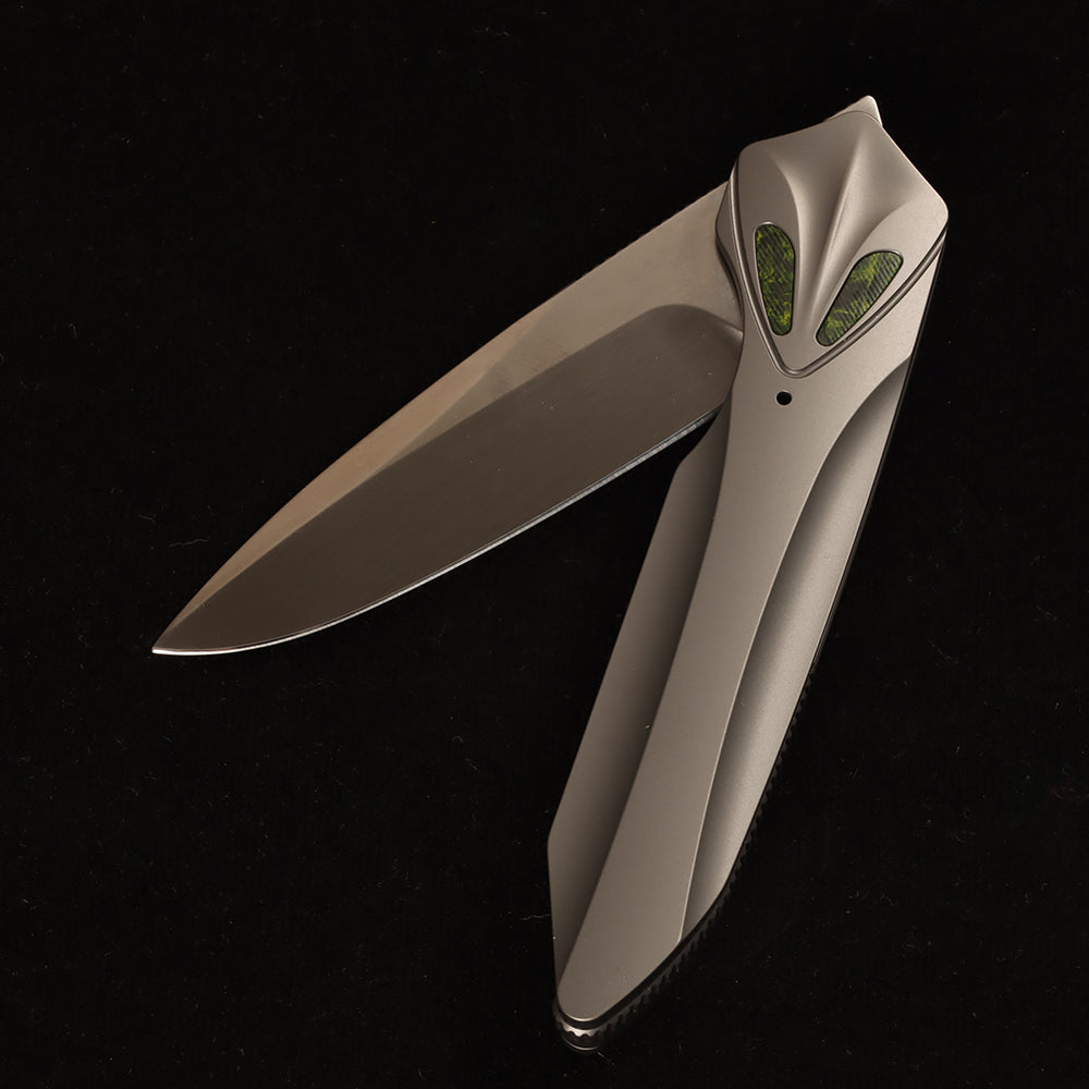 Masalong ET series folding knife, VG10 blade, titanium alloy handle, suitable for camping, outdoor, collectors, gift giving kni278