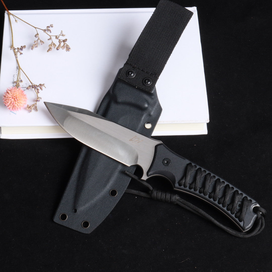 tactical hunting survival military navy army fixed blade D2 Steel knife kni35