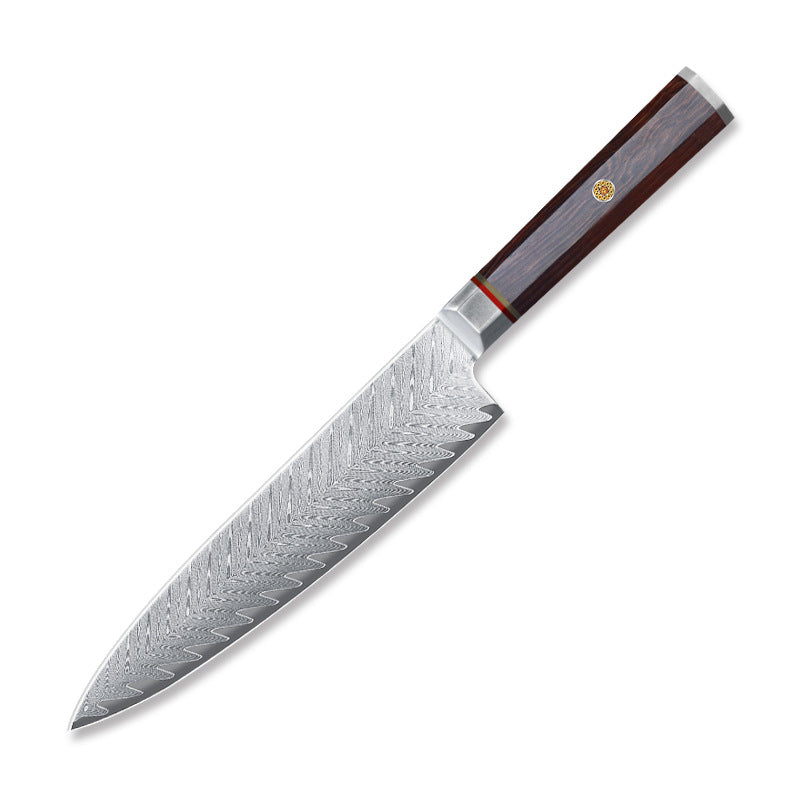 Juego de cuchillos profesionales Masalong para uso en la cocina de chefs, acero de Damasco VG10 de alta calidad