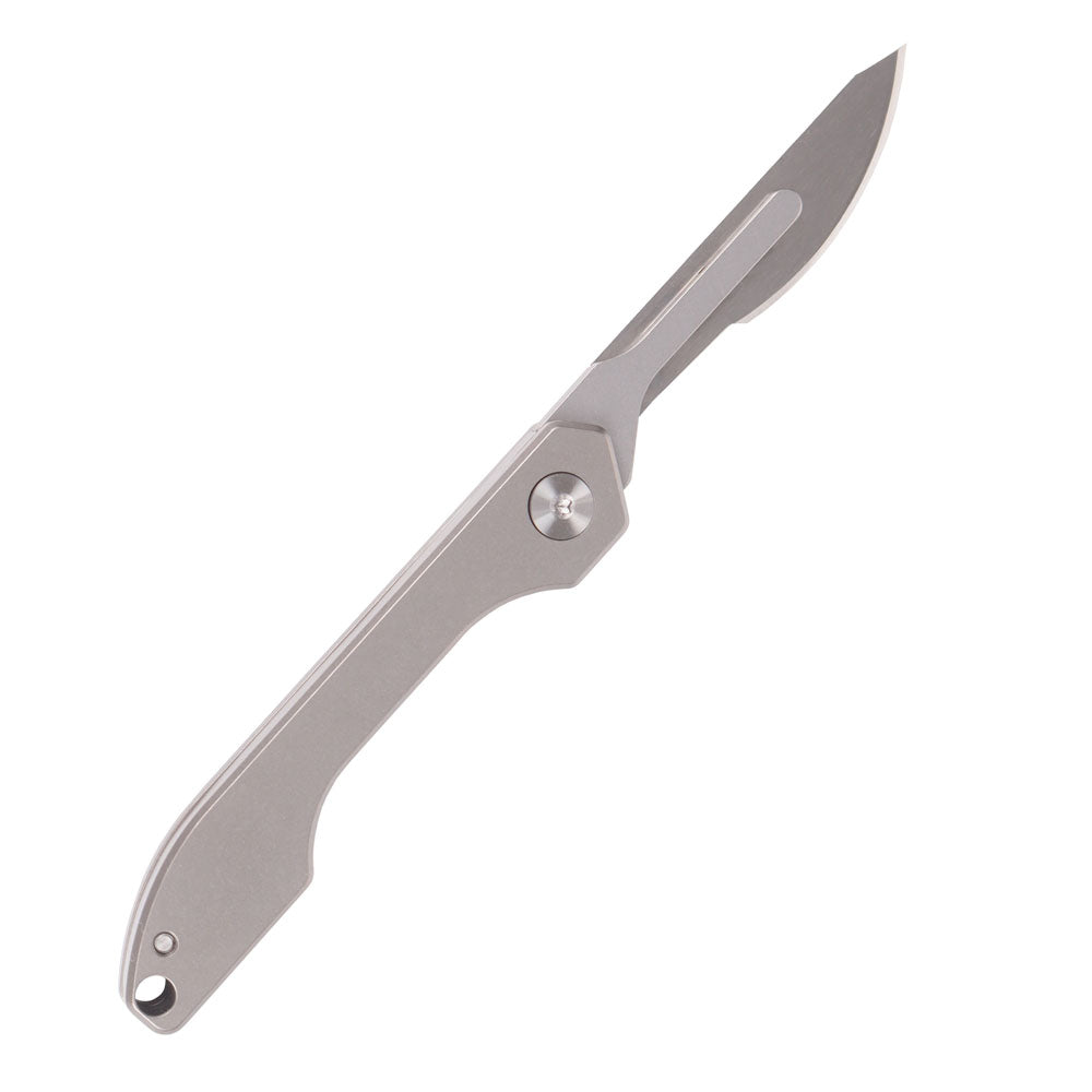 Masalong Utility Folding Scalpel Knife 10Pcs #24 Blades Titanium Alloy –  MASALONG
