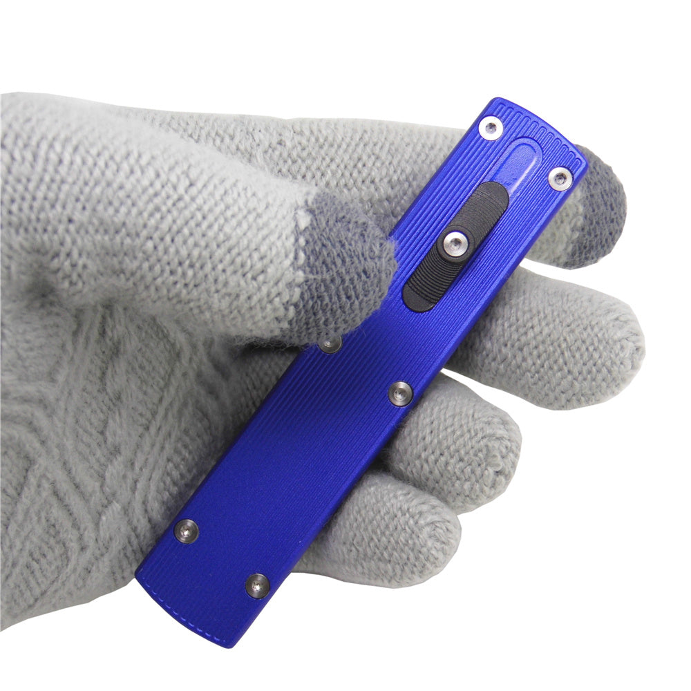 MASALONG KNIZD-176 Outdoor Camping Pocket Spring Knife Counter Strike Straight Jump Knives Alta Dureza Ferramentas de Resgate