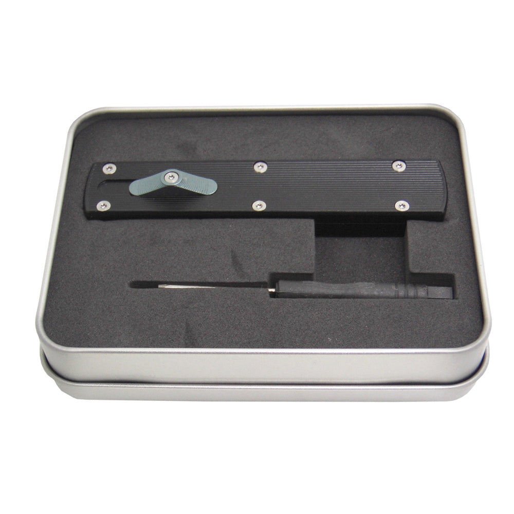 MASALONG KNIZD-176 Outdoor Camping Pocket Spring Knife Counter Strike Straight Jump Knives Alta Dureza Ferramentas de Resgate
