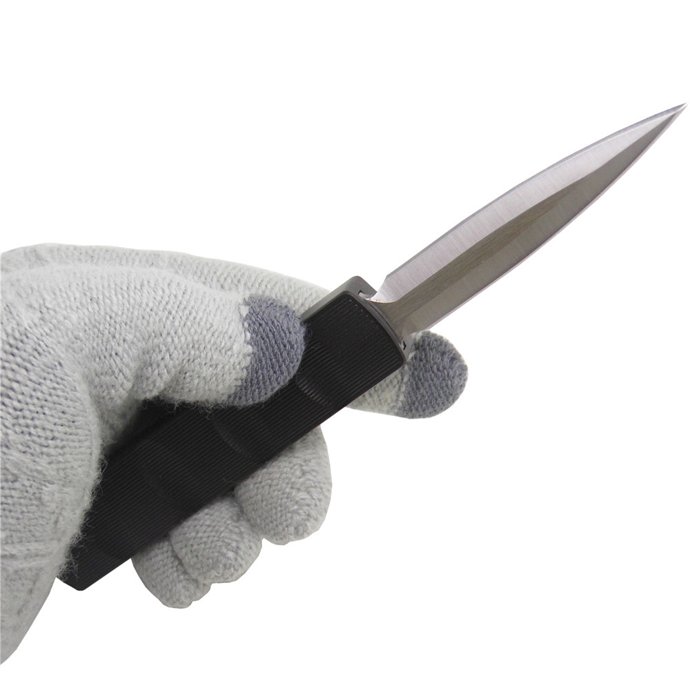 MASALONG KNIZD-176 Outdoor Camping Pocket Spring Knife Counter Strike Straight Jump Knives Alta Dureza Ferramentas de Resgate