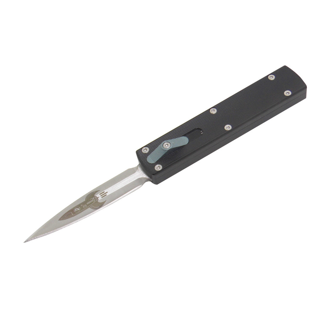 MASALONG KNIZD-176 Outdoor Camping Pocket Spring Knife Counter Strike Straight Jump Knives Alta Dureza Ferramentas de Resgate