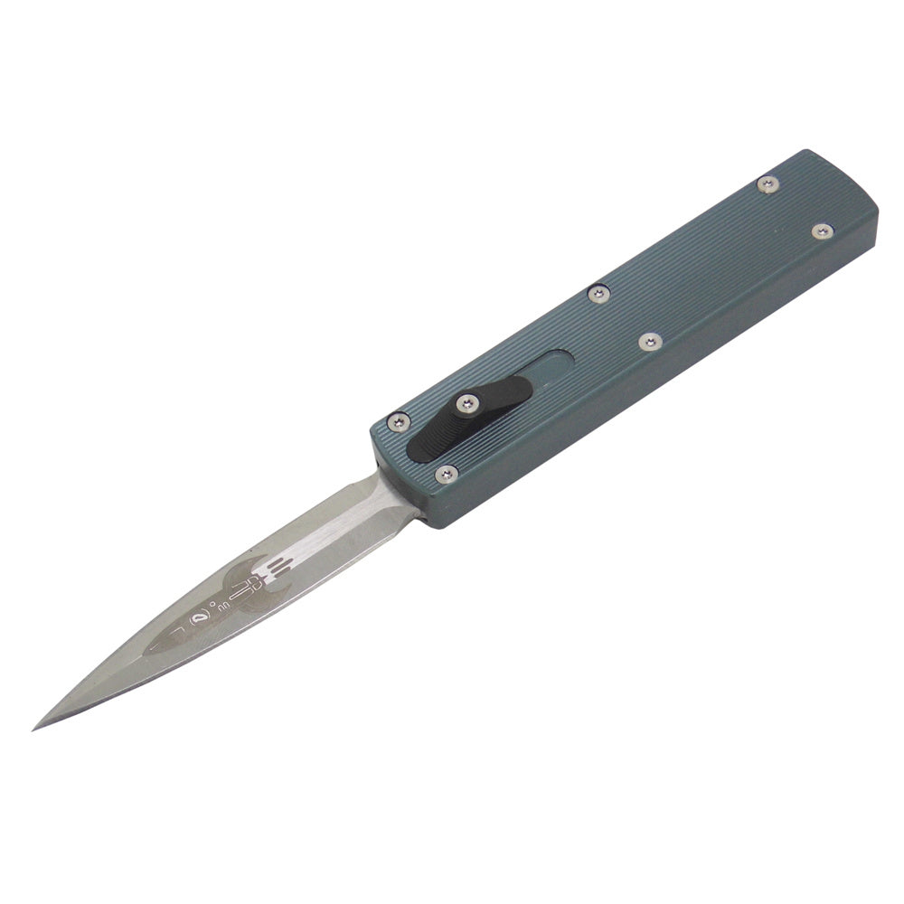 MASALONG KNIZD-176 Outdoor Camping Pocket Spring Knife Counter Strike Straight Jump Knives Alta Dureza Ferramentas de Resgate