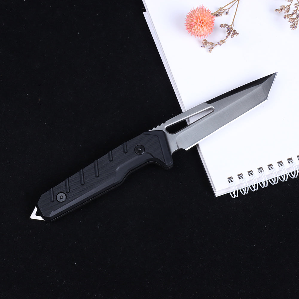 Masalong Fixed Blade Camping Knives EDC Tactical D2 Steel Blade Outdoor Heavy Duty Knife 241