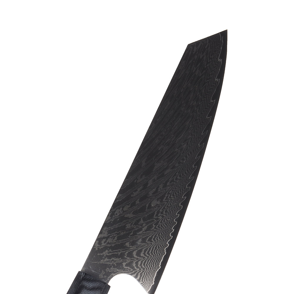 MASALONG - Juego de 3 cuchillos de cocina de acero de Damasco con láser, herramientas de cocina, cuchillos de carnicero y chef de alta calidad
