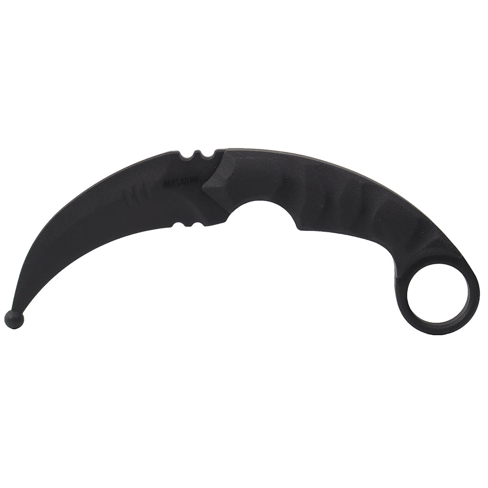MASALONG Kni104 Cuchillo de cazador táctico Karambit con mango de combate de garra de muy buen equilibrio