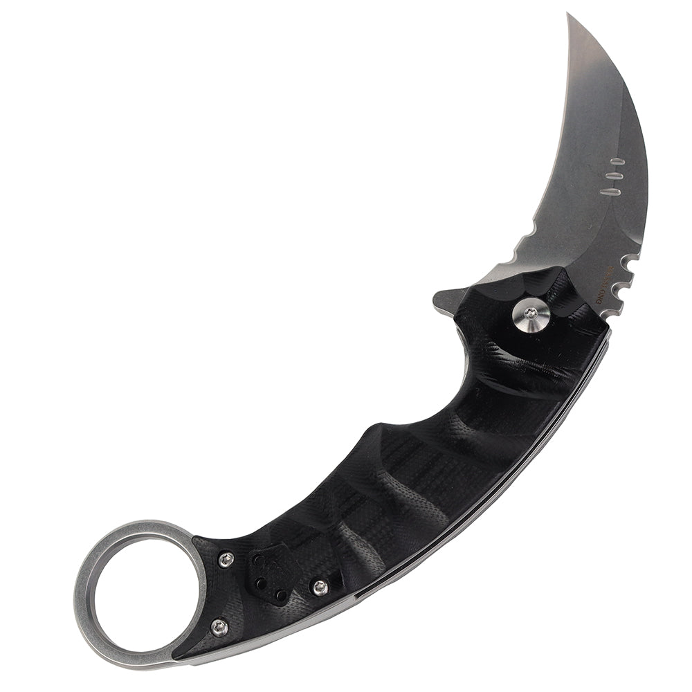 MASALONG kni204 Outdoor Survival Claw Tactical faca dobrável D2 Aço facas EDC