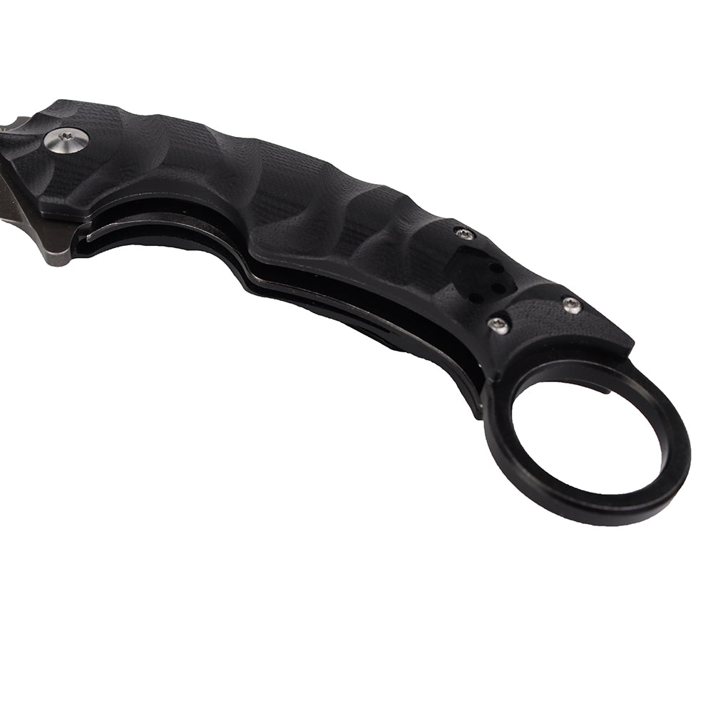 MASALONG kni204 Outdoor Survival Claw Tactical faca dobrável D2 Aço facas EDC