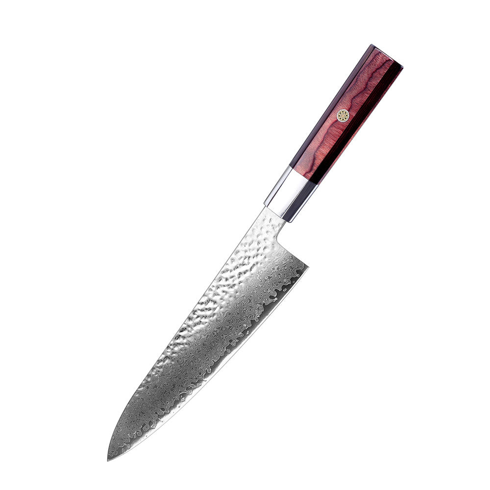 MASALONG Kitchen 1 High Quality Laser Damascus Chef Knife Very Sharp Multi-functional Household Good helper Vegetable Cleaver