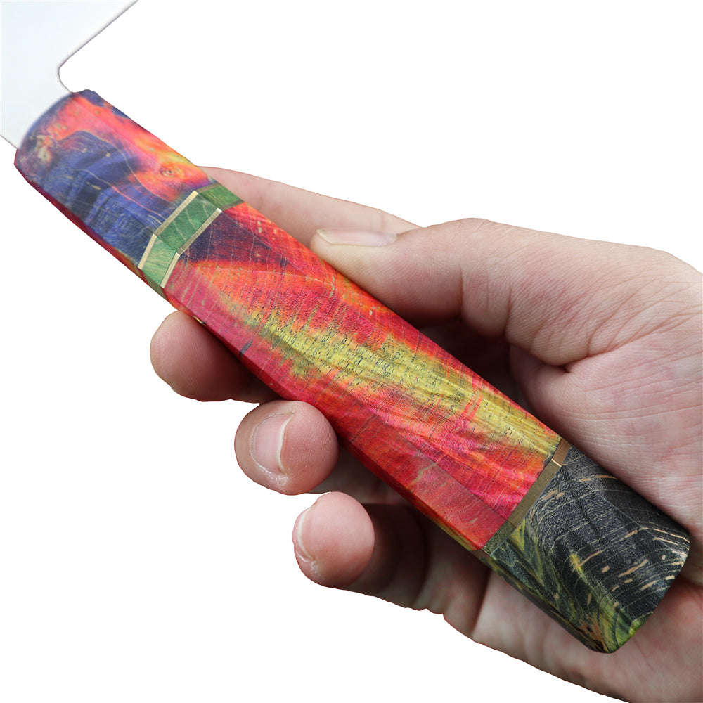 MASALONG Kitchen 10 VG10 Aço Damasco Facas de Chef Utilitárias Faca Cutelo Afiada de Alta Qualidade