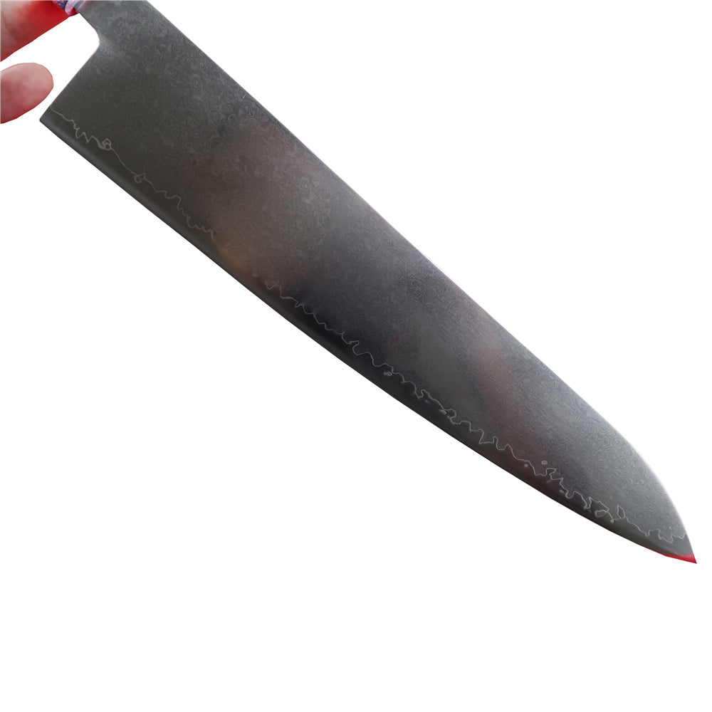 MASALONG Kitchen 10 VG10 Aço Damasco Facas de Chef Utilitárias Faca Cutelo Afiada de Alta Qualidade