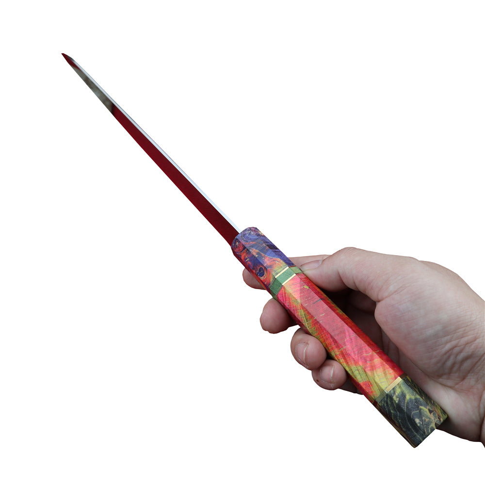 MASALONG Kitchen 10 VG10 Aço Damasco Facas de Chef Utilitárias Faca Cutelo Afiada de Alta Qualidade