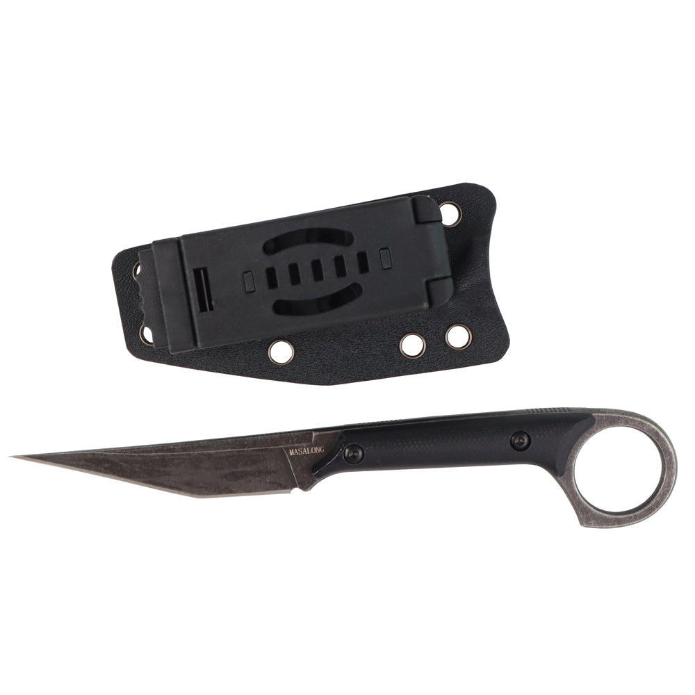 MASALONG kni214 EDC Utility Tactical Knife Outdoor Survival Caminhadas Camping Faca reta fina