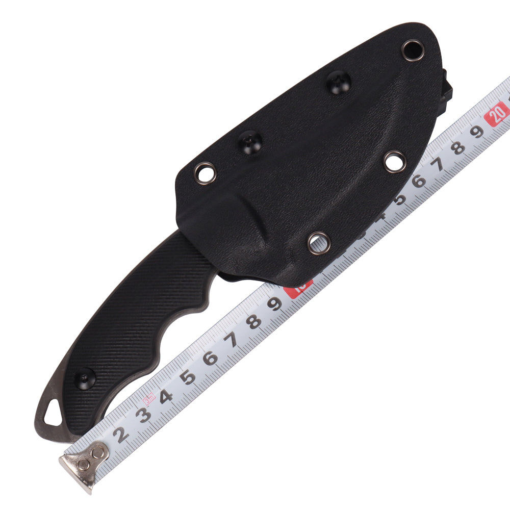 MASALONG Kni230 Fixed Blade Knife With Kydex Sheath for Self Defense Camping EDC Hunting Full Tang Design