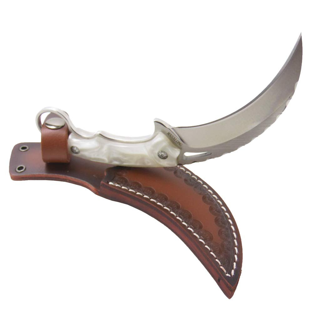 Cuchillo táctico de karambit con garra marcial MASALONG M130 Toucan para exteriores