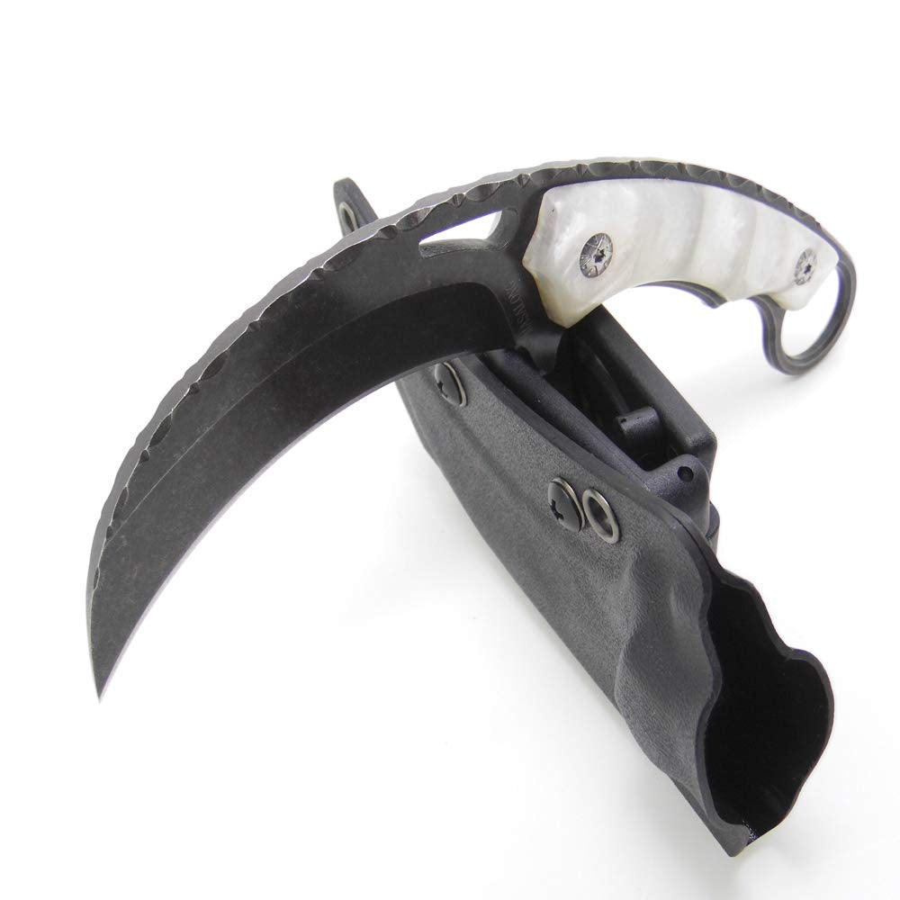 Cuchillo táctico de karambit con garra marcial MASALONG M130 Toucan para exteriores