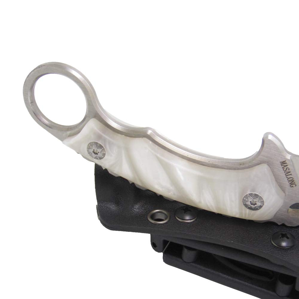 Cuchillo táctico de karambit con garra marcial MASALONG M130 Toucan para exteriores
