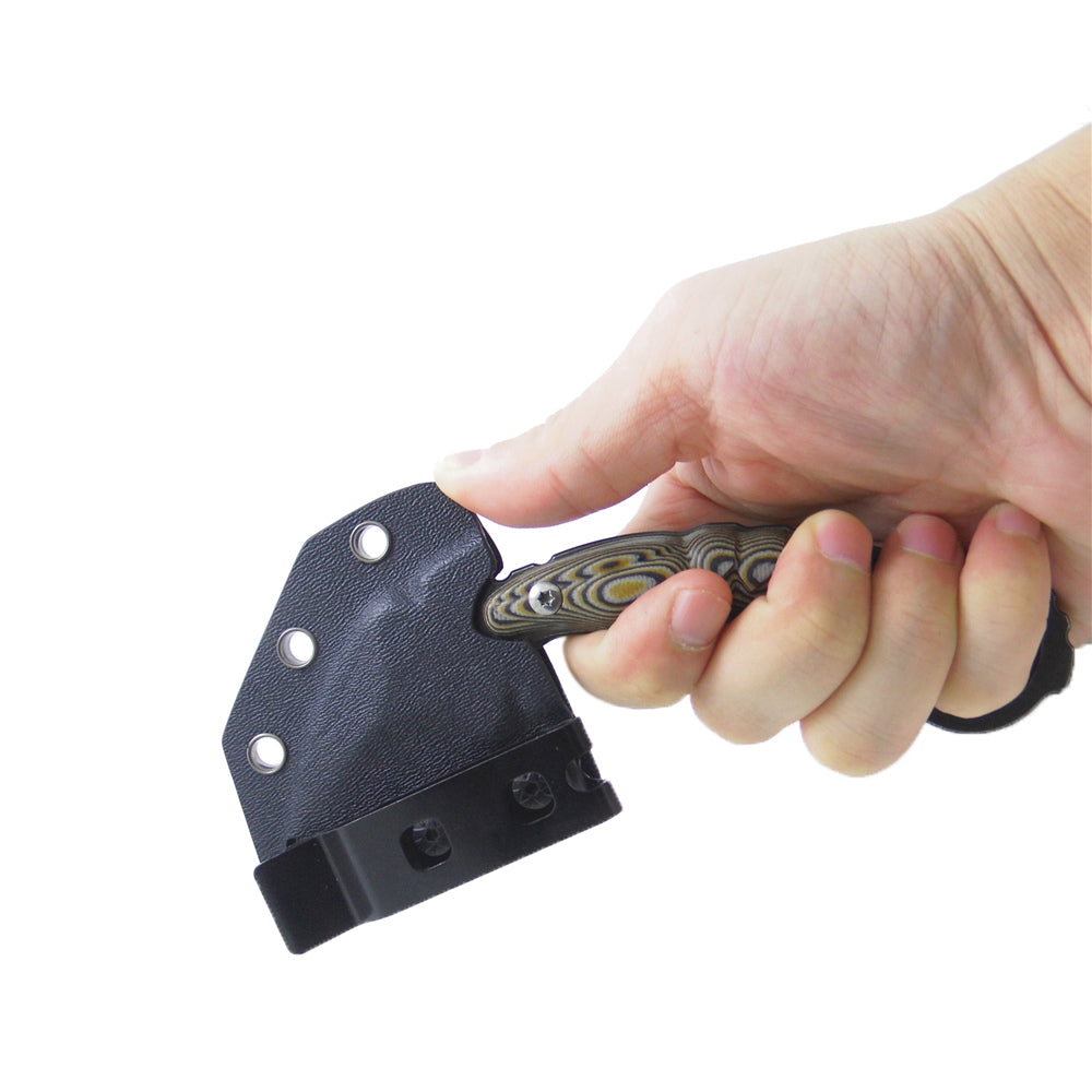 MASALONG Kni164 Facas Ferramentas de Sobrevivência Gigante Abelha Damasco Karambit Fibra de Carbono Lâmina Tática de Caça ao Ar Livre