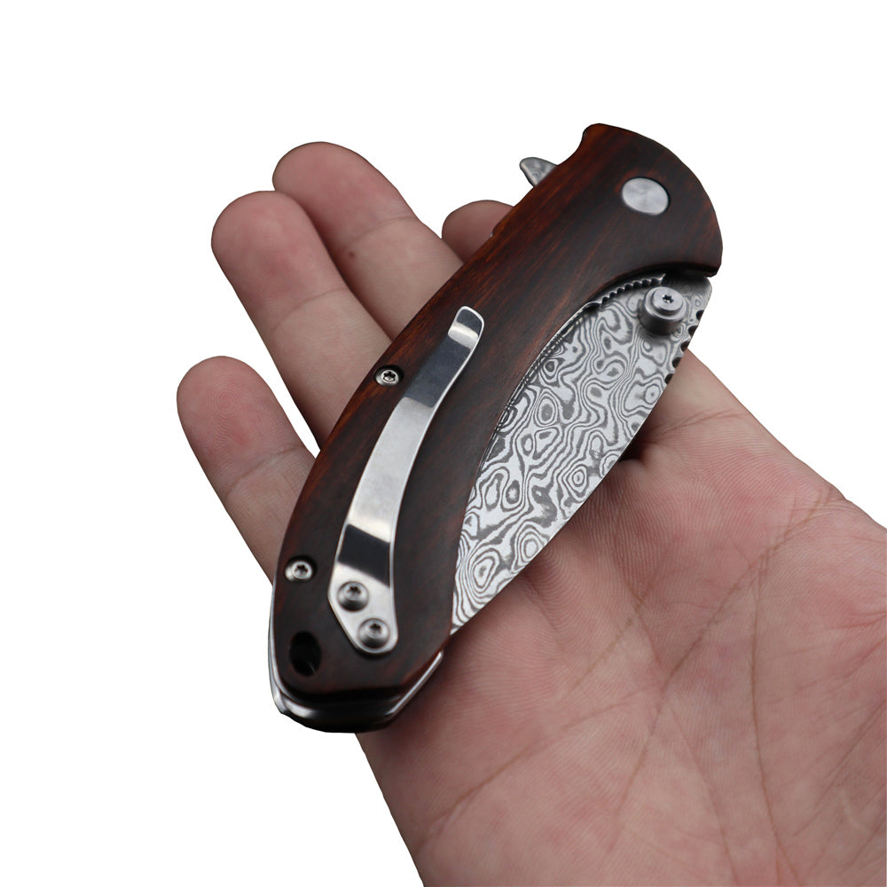 Cuchillo plegable MASALONG Kni139 de alta dureza, cuchillos tácticos de supervivencia, cuchillo de bolsillo para acampar al aire libre