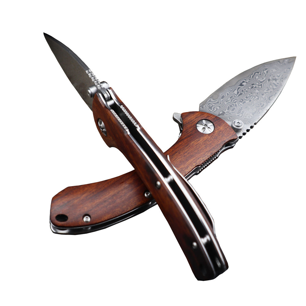 Cuchillo plegable MASALONG Kni139 de alta dureza, cuchillos tácticos de supervivencia, cuchillo de bolsillo para acampar al aire libre