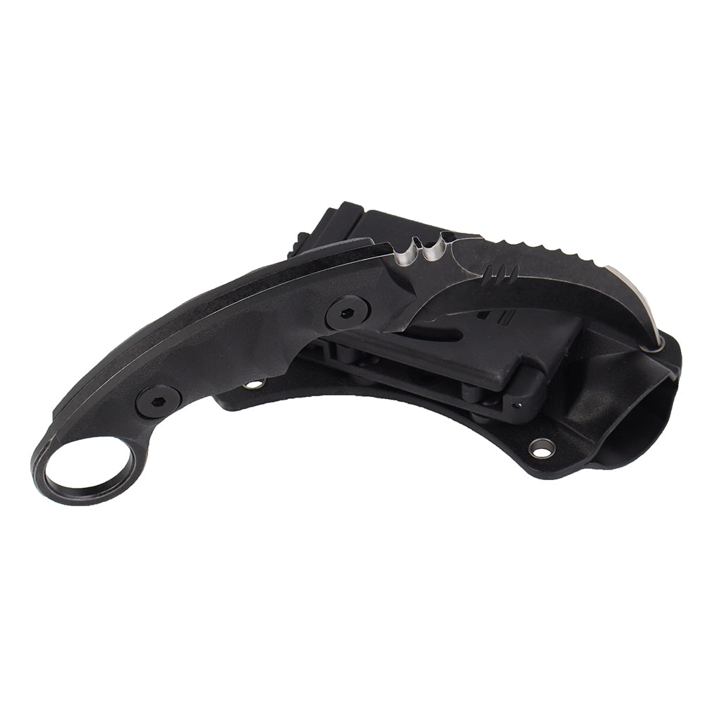 MASALONG Kni104 Cuchillo de cazador táctico Karambit con mango de combate de garra de muy buen equilibrio