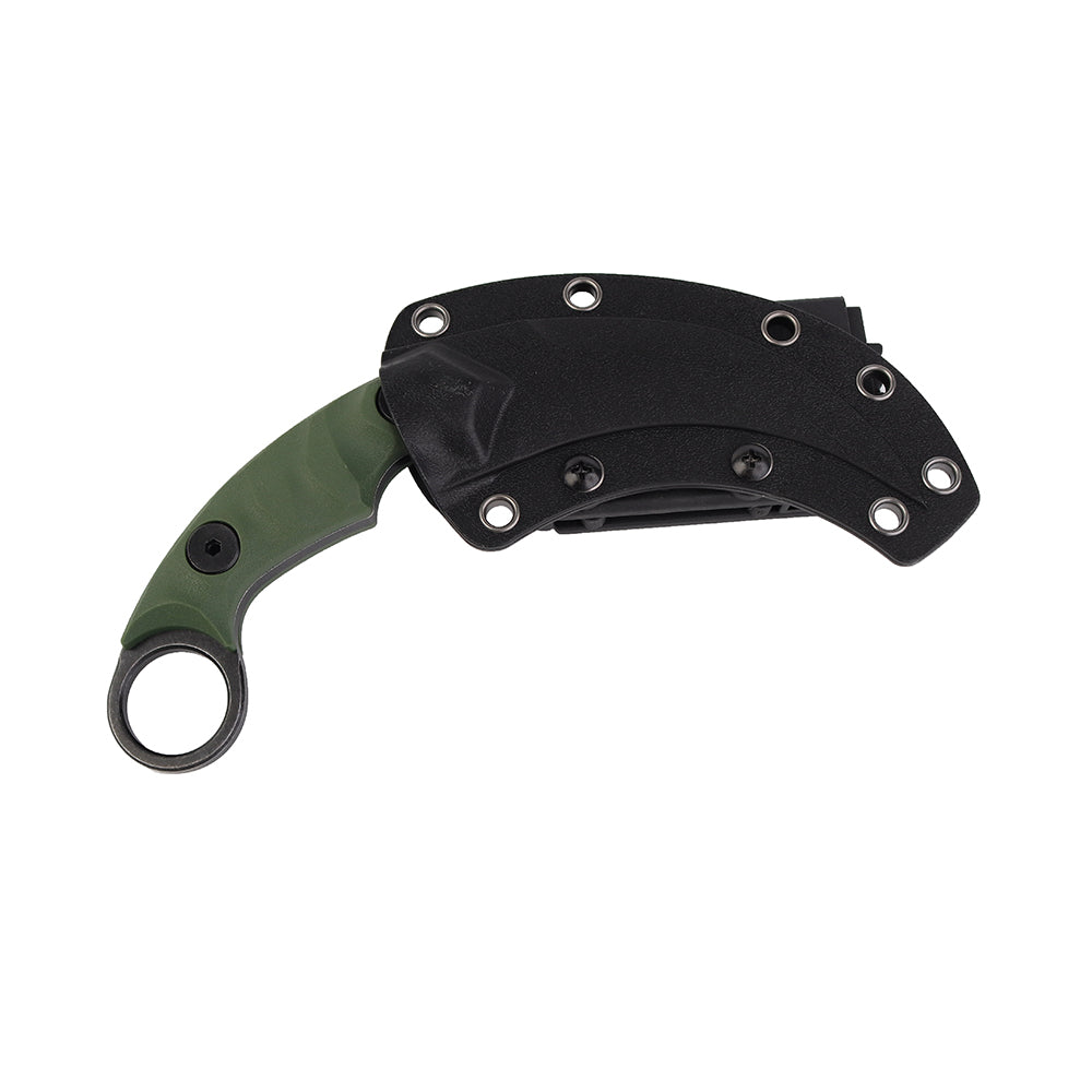 MASALONG Kni104 Cuchillo de cazador táctico Karambit con mango de combate de garra de muy buen equilibrio