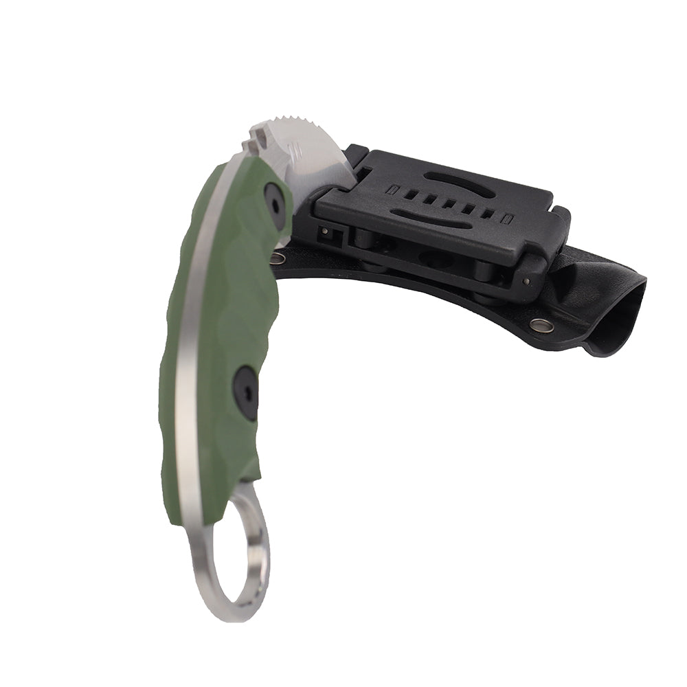 MASALONG Kni104 Cuchillo de cazador táctico Karambit con mango de combate de garra de muy buen equilibrio