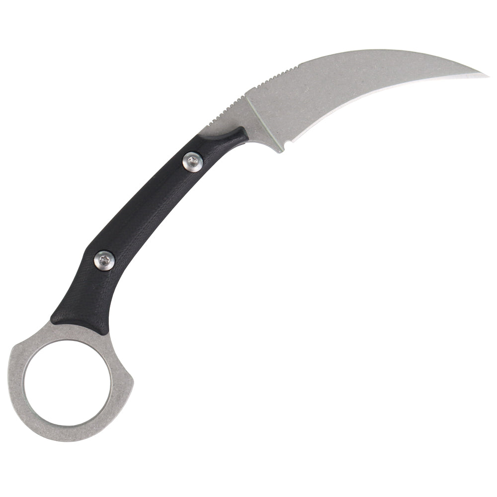 MASALONG kni224 Cuchillo táctico pequeño mini karambit con garra fija y curva