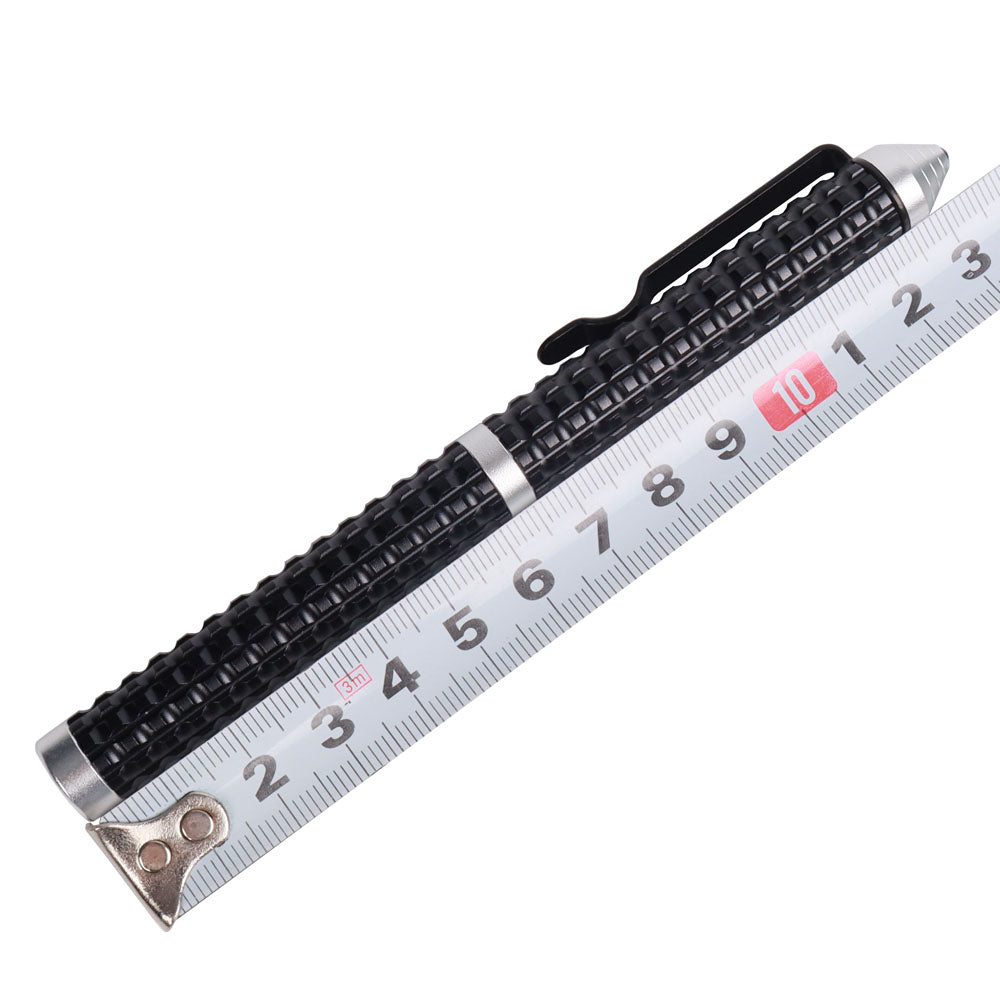 Cuchillo EDC de aleación de aluminio con hoja de Damasco Masalong kni235 de 5,4 pulgadas para abrir sobres, romper ventanas con martillo de cola, cuchillo multiusos, disponible en la oficina