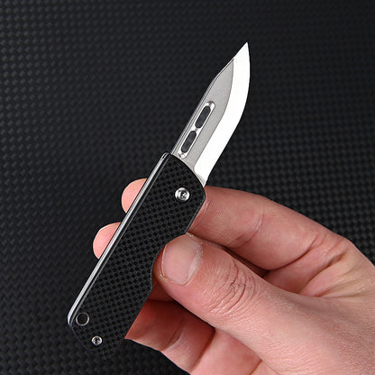 MASALONG MA-TY-057 Faca dobrável afiada de aço D2 de alta dureza, cabo G10, faca tática de autodefesa para acampamento, frutas, faca portátil para desempacotamento
