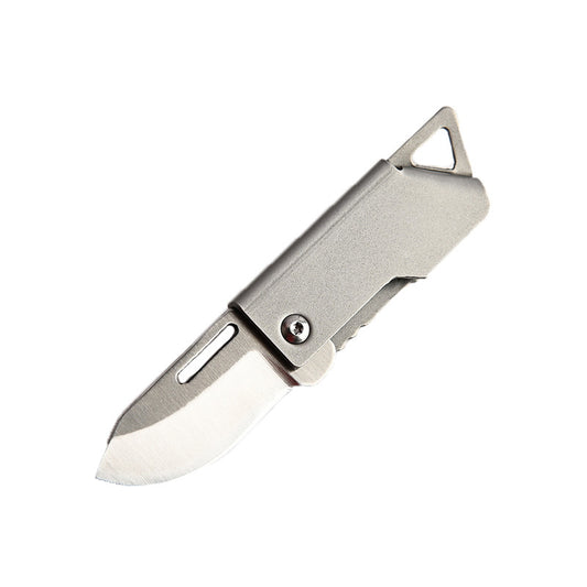 MASALONG MA-TY-003 D2 Aço Canhão Mini Faca Dobrável Afiada Desembalagem Expresso Caixa Abertura Faca Chaveiro Pingente Faca Portátil Ao Ar Livre Autodefesa